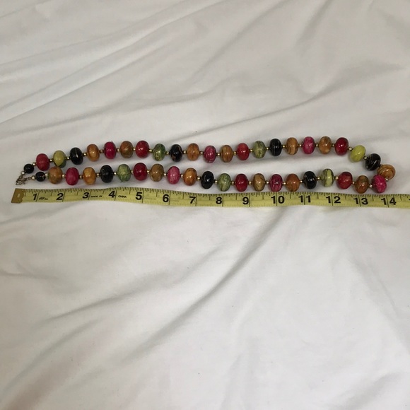 Bohemian Style Lot of 3 Necklaces Wood & Beads - Picture 7 of 9